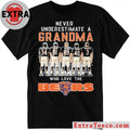 Official Never Underestimate A Grandma Who Loves The Bears Logo Shirt