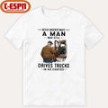 Official Never Underestimate A Man Who Still Drives Trucks In His Eighties 2026 T-Shirt