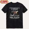 Official Never Underestimate A Woman Who Still Does Pilate In Her Eighties Shirt