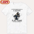 Official Never Underestimate A Woman Who Still Plays Piano In Her Eighties Shirt