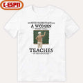Official Never Underestimate A Woman Who Still Teaches In Her Eighties Shirt