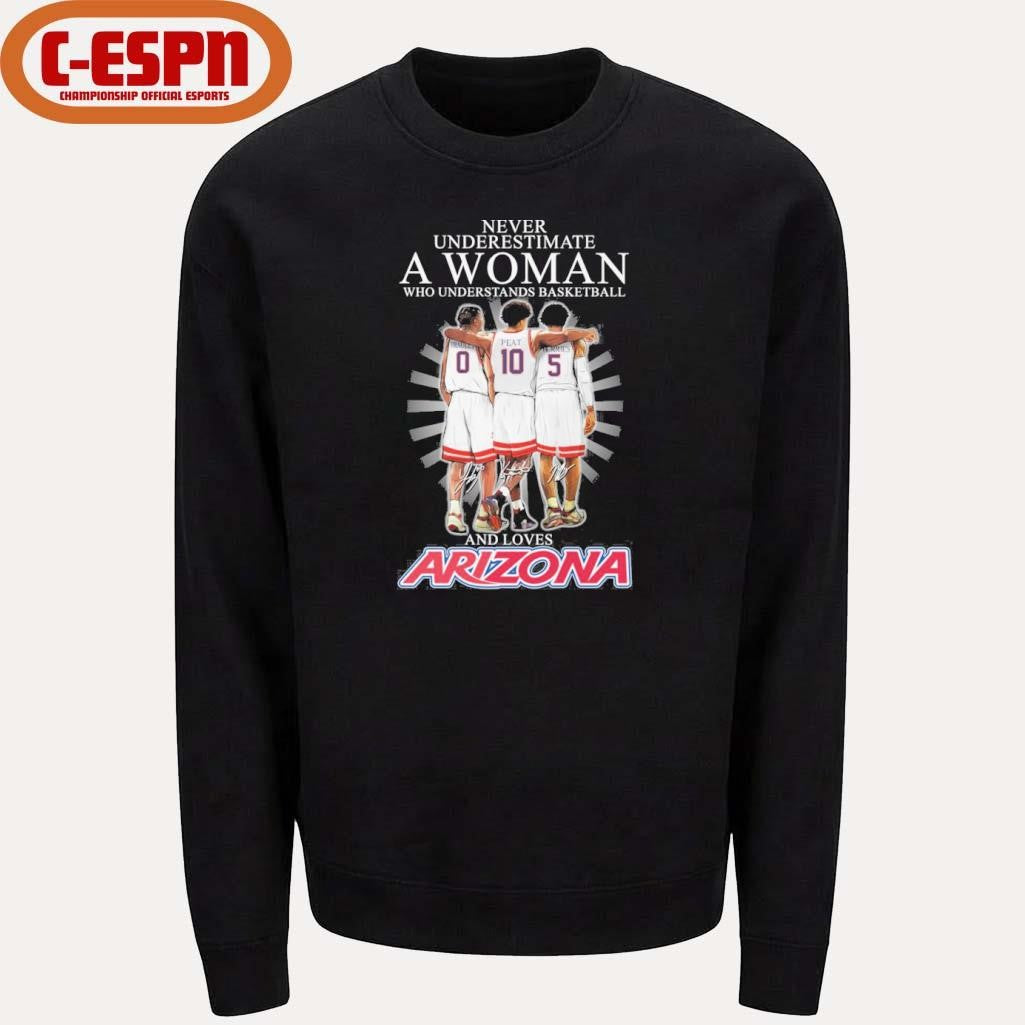 Official Never Underestimate A Woman Who Understands Basketball And Loves Arizona Wildcats Basketball 2026 Shirt
