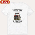 Official Never Underestimate An Old Man Who Still Drives A Tractor In His Sixties Shirt