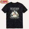 Official Never Underestimate An Old Man Who Still Goes Lifting In His Sixties Shirt