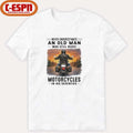 Official Never Underestimate An Old Man Who Still Rides Motorcycles In His Seventies Retro Shirt