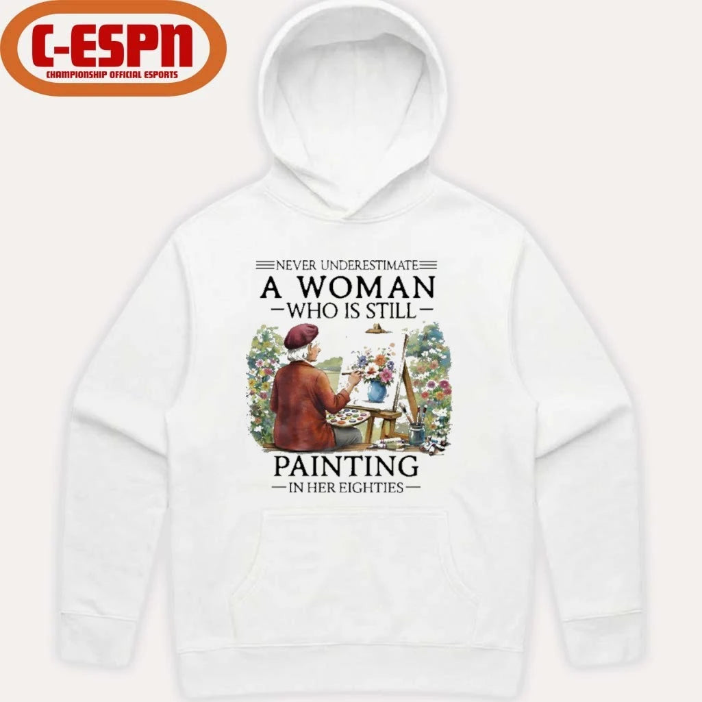 Official Never Underestimate An Old Woman Who Is Still Painting In Her Eighties Shirt
