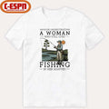 Official Never Underestimate An Old Woman Who Still Goes Fishing In Her Eighties Shirt