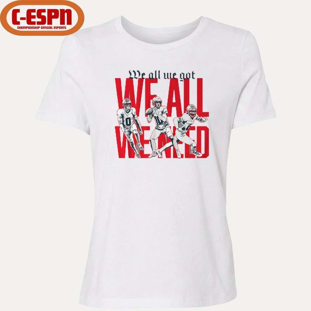 Official New England Football We All We Got We All We Need AFC Championship Shirt
