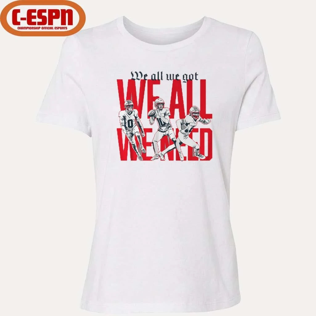 Official New England Football We All We Got We All We Need AFC Championship Shirt