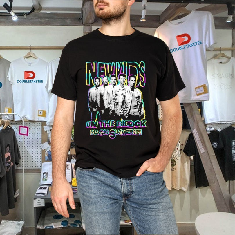 Official New Kids On The Block Magic Summer Tour 2024 Photo Shirts