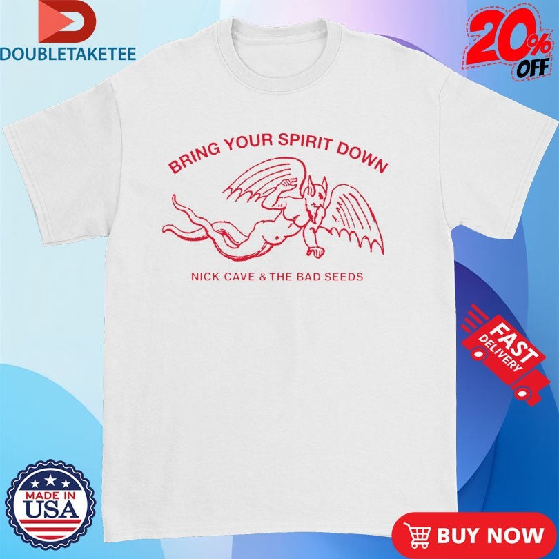 Official Nick Cave &amp; The Bad Seeds Bring Your Spirit Down Devil Shirts