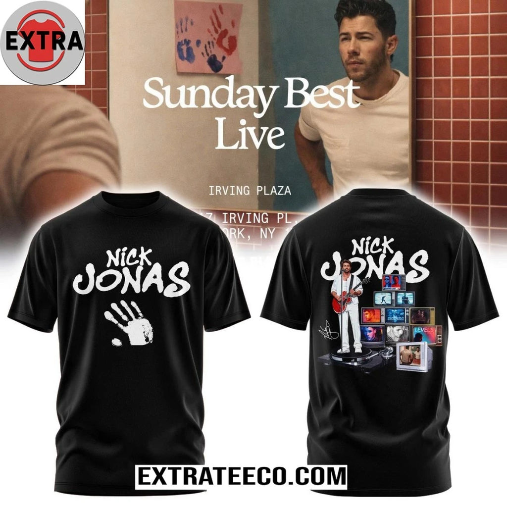 Official Nick Jonas Sunday Best Live 2026 Hoodie T-Shirt