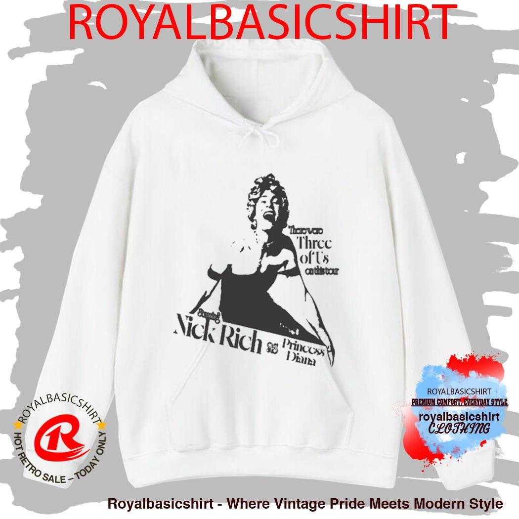Official Nick Rich There Were Three Of Us On This Tour T-Shirt