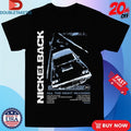 Official Nickelback All The Right Reasons ATRR 20th Anniversary Stripes Car Shirts