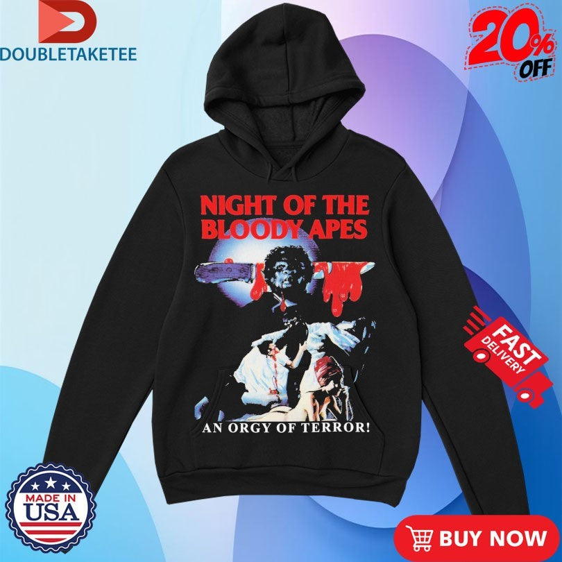 Official Night Of The Bloody Apes An Orgy Of Terror Knife Shirts