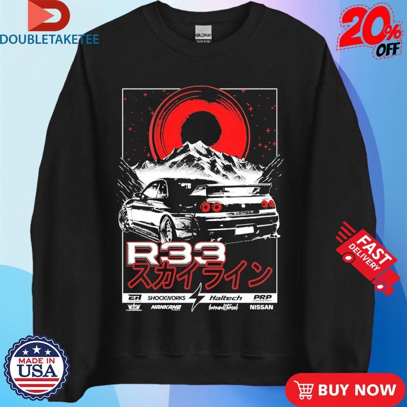 Official Nissan Skyline R33 Mountain Shirts