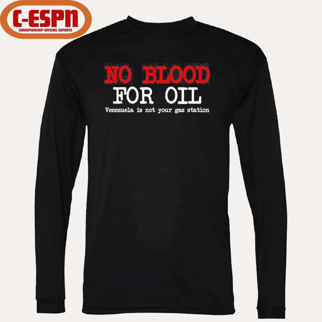 Official No Blood For Oil Venezuela T-Shirt