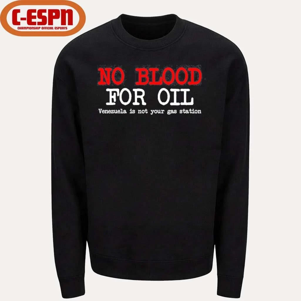 Official No Blood For Oil Venezuela T-Shirt