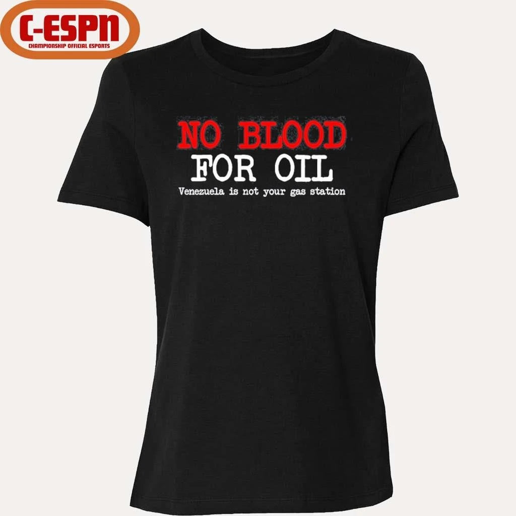 Official No Blood For Oil Venezuela T-Shirt