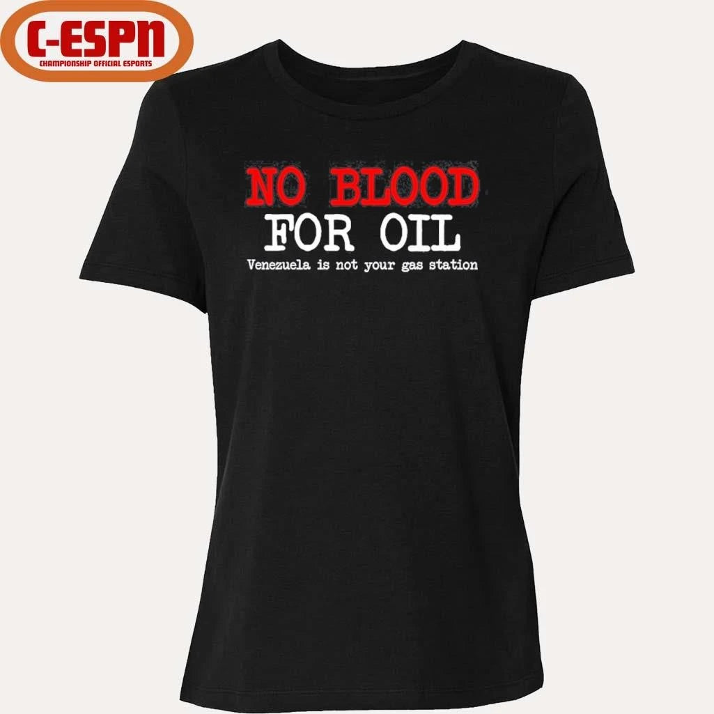 Official No Blood For Oil Venezuela T-Shirt