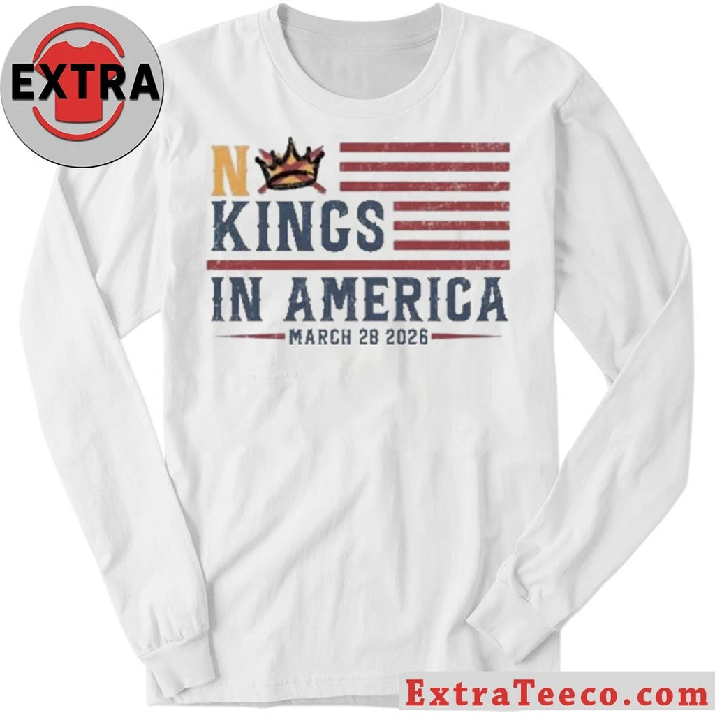 Official No Kings in America March 28 2026 Shirt