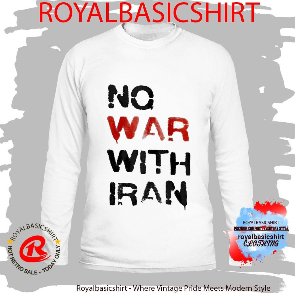 Official No War With Iran Shirt