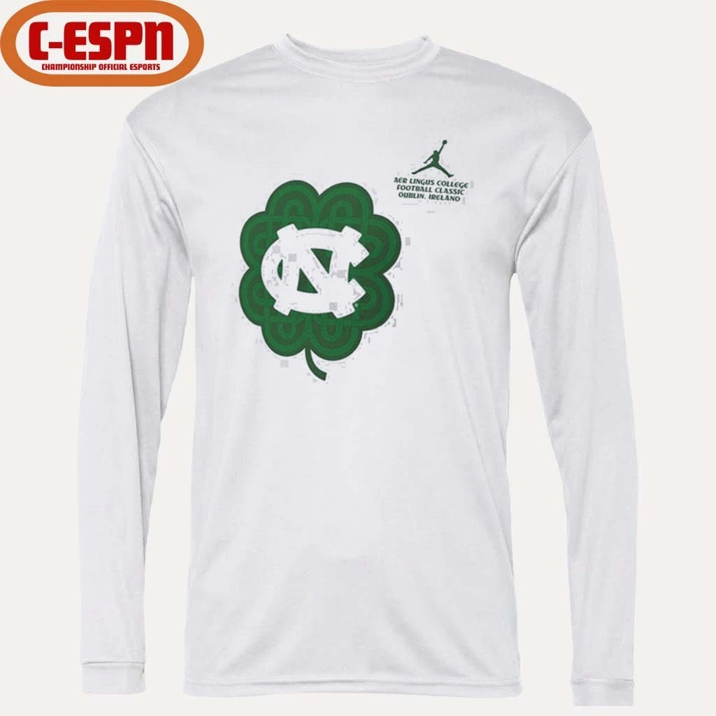 Official North Carolina Tar Heels Aer Lingus Football Core Shirt