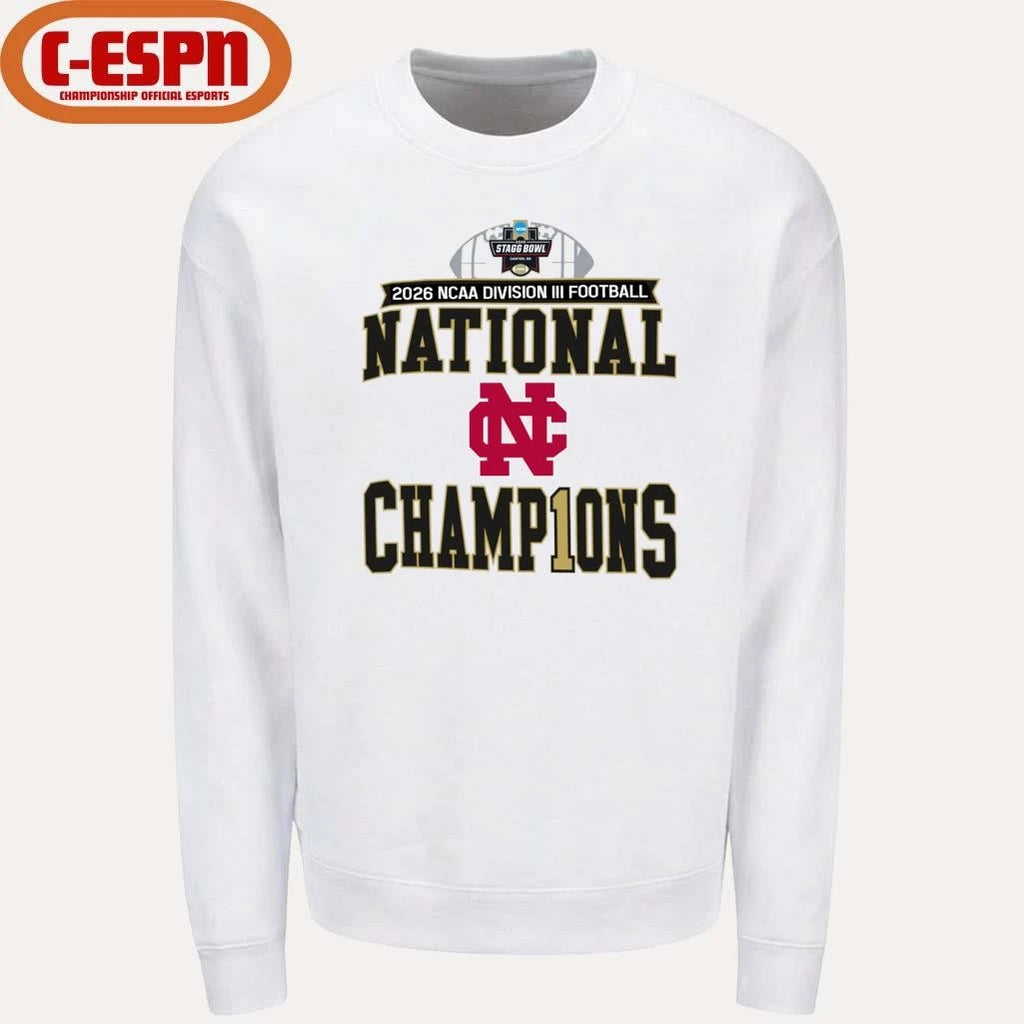 Official North Central College 2026 NCAA DIII Football National Champions Locker Room T-Shirt