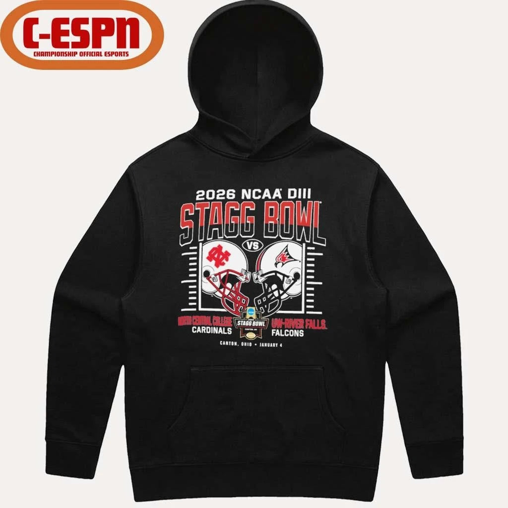 Official North Central College Vs UW-River Falls DIII Stagg Bowl Championship Shirt