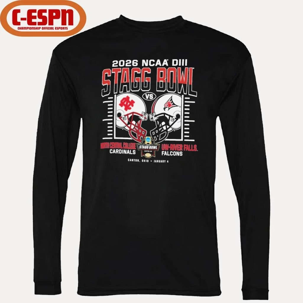 Official North Central College Vs UW-River Falls DIII Stagg Bowl Championship Shirt