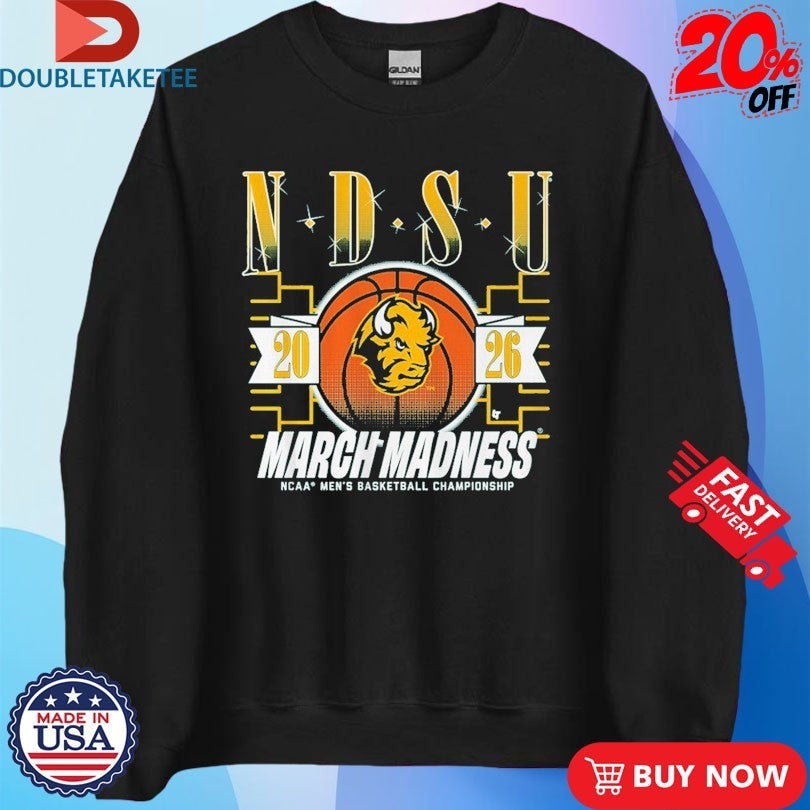Official North Dakota State Bison NDSU NCAA Men’s Basketball Champions 2026 March Madness Shirts