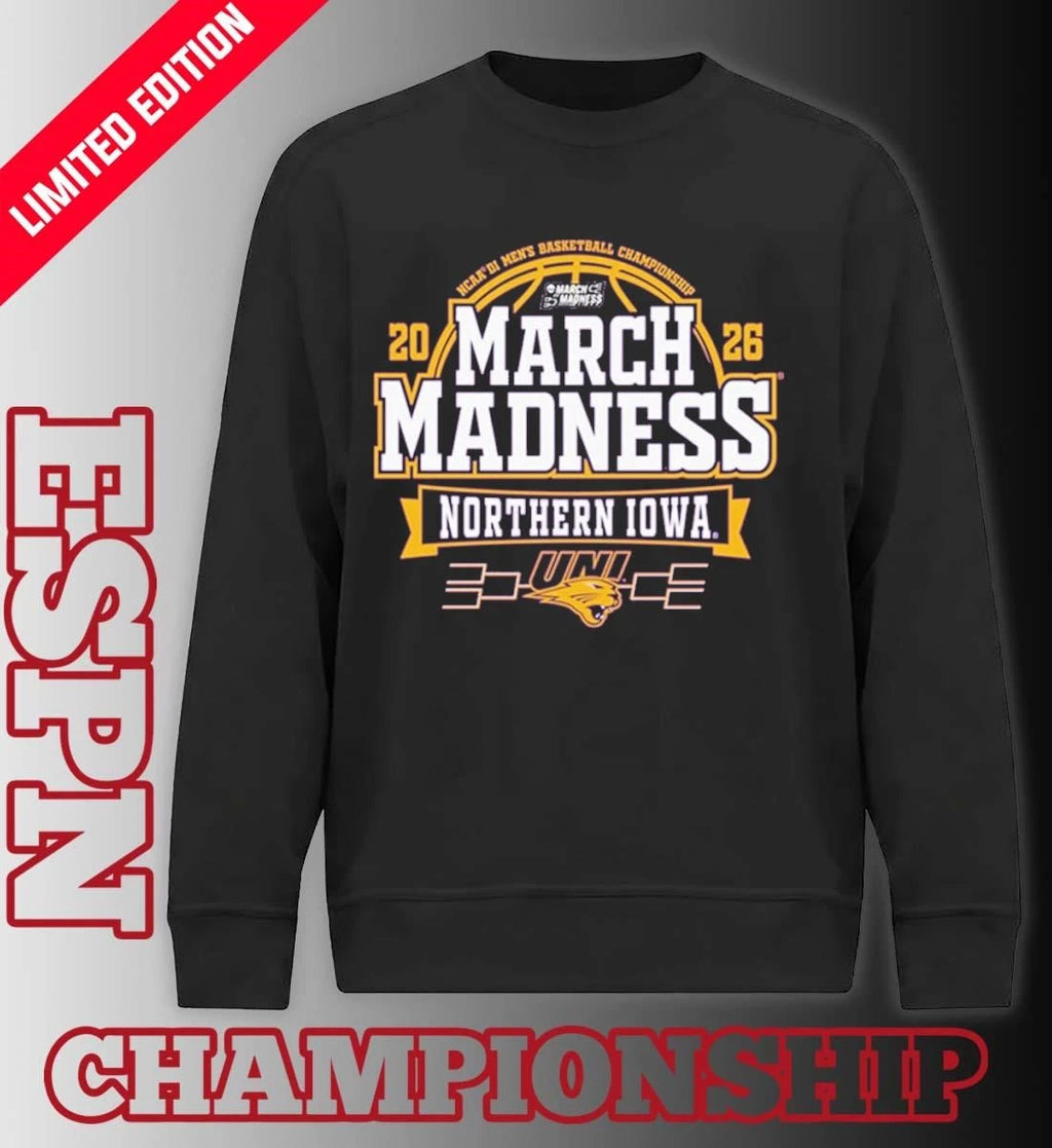 Official Northern Iowa Panthers 2026 Men’s Basketball March Madness Bound Shirt