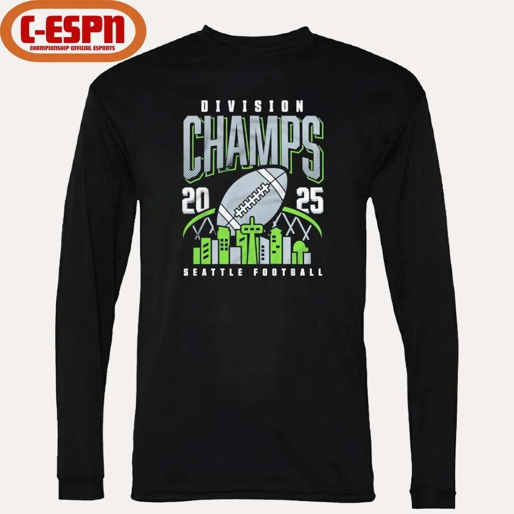 Official Northwest Royalty 2025 Division Champs Seattle Football T-Shirt