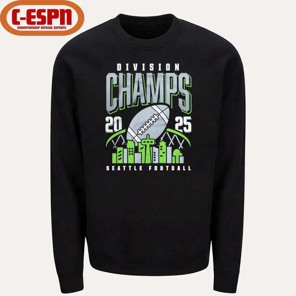 Official Northwest Royalty 2025 Division Champs Seattle Football T-Shirt