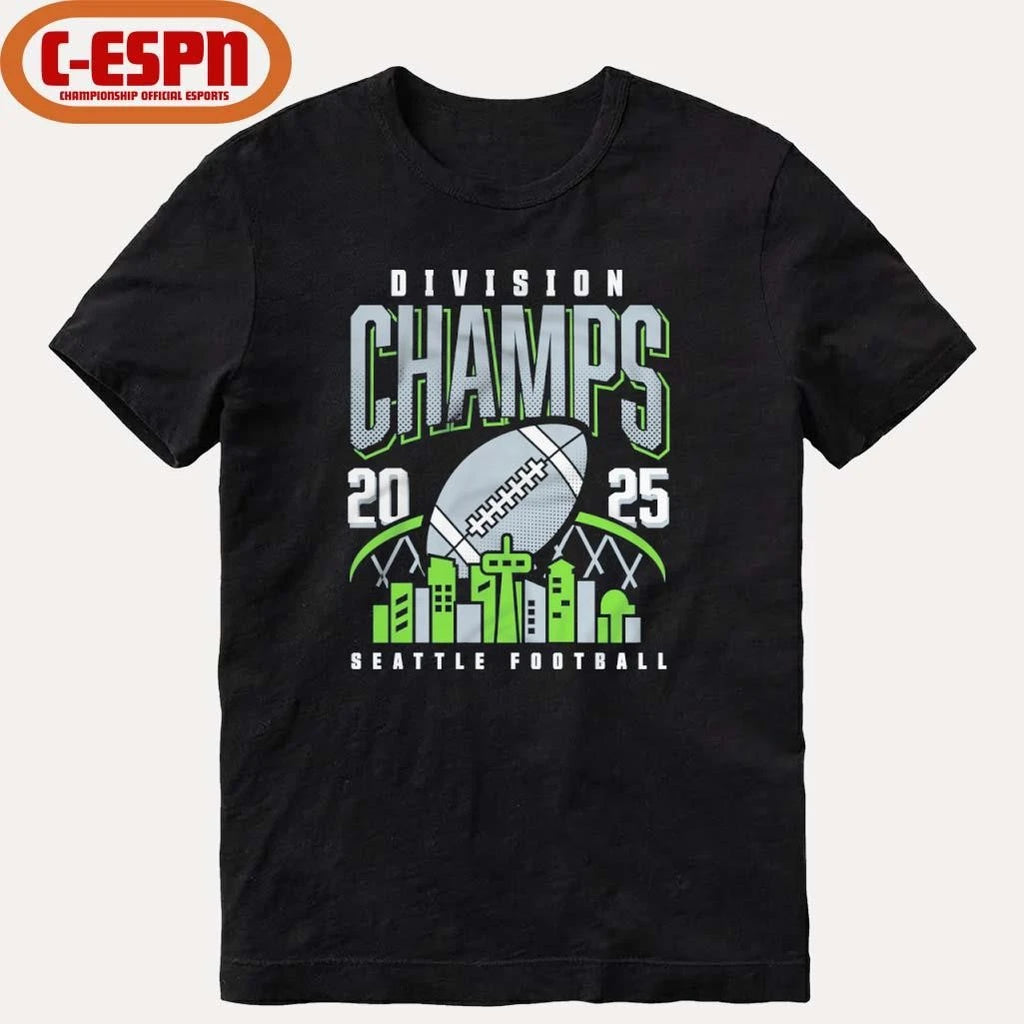 Official Northwest Royalty 2025 Division Champs Seattle Football T-Shirt