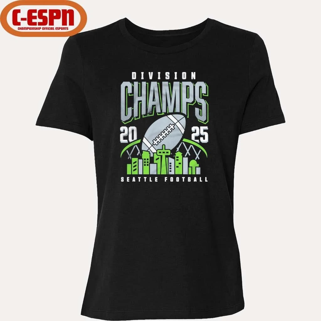 Official Northwest Royalty 2025 Division Champs Seattle Football T-Shirt