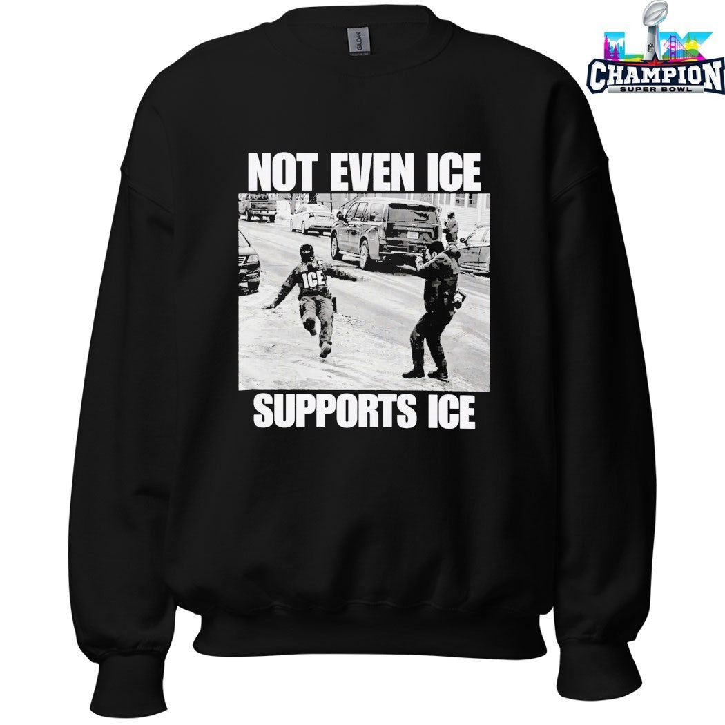 Official Not Even Ice Supports Ice Police T-Shirts