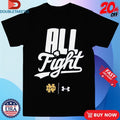 Official Notre Dame Fighting Irish All Fight Under Armour Clover Shirts