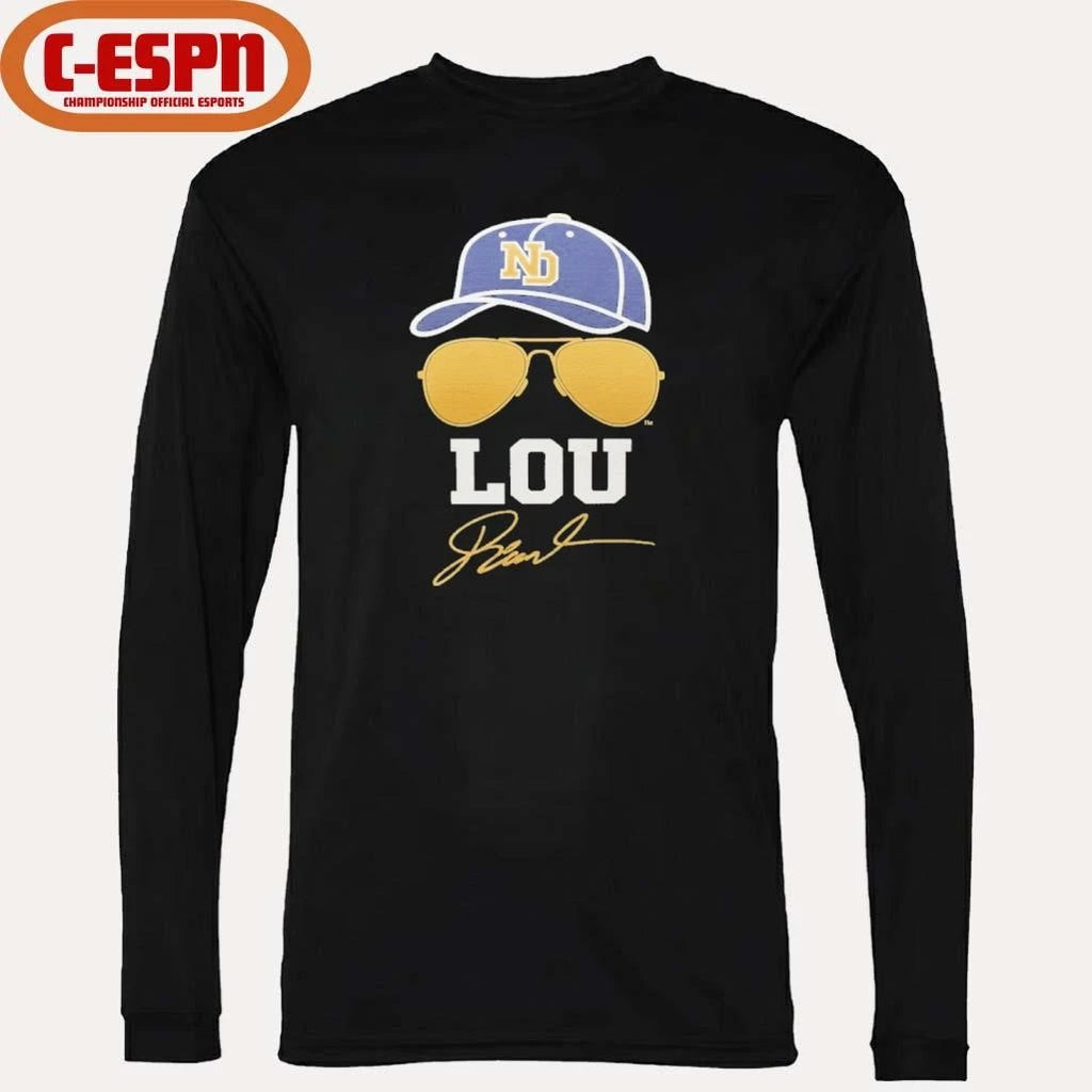 Official Notre Dame Lou Holtz Coach Signature Shirt
