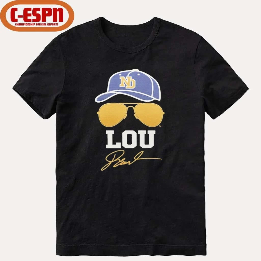 Official Notre Dame Lou Holtz Coach Signature Shirt