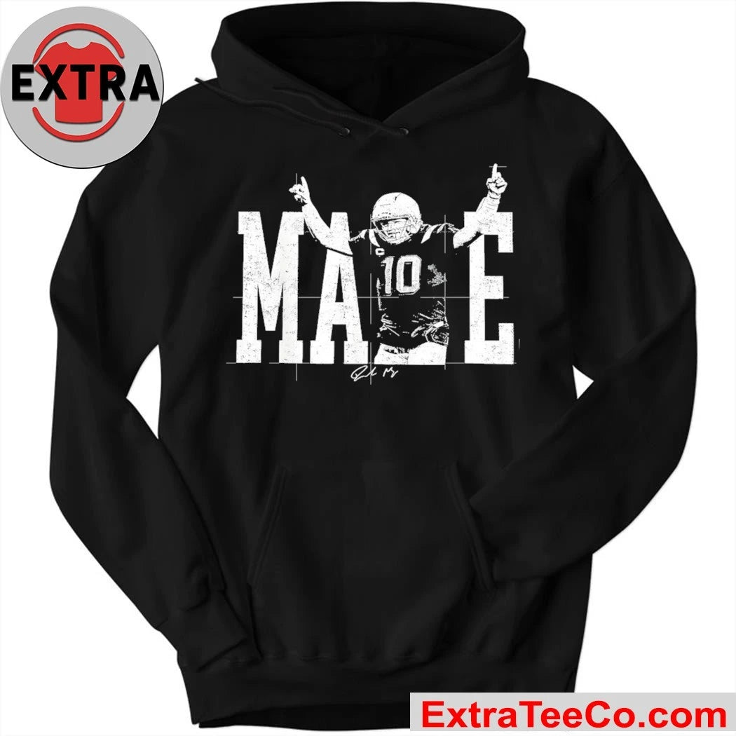 Official Number 10 Drake Maye QB Football Fan Signature Shirt