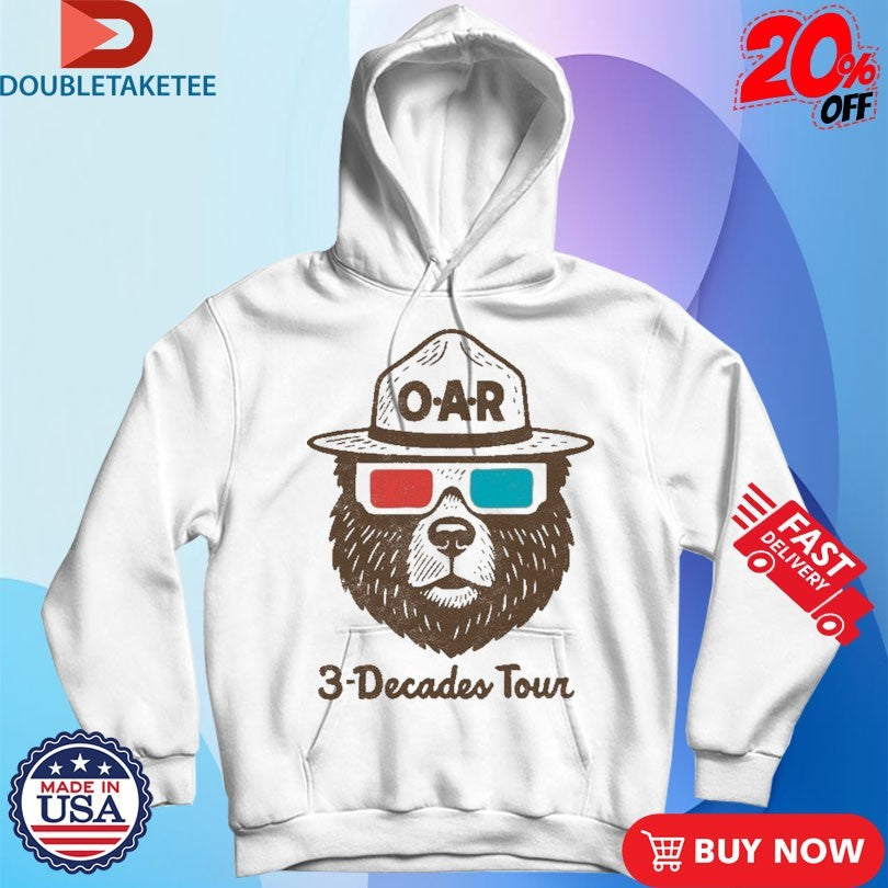 Official OAR 3D Bear Tour Shirts