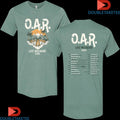 Official OAR Lost Weekend Tour 2025 Dates Skelly Flames Shirts