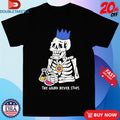 Official OSRS The Grind Never Stops Skeleton Shirts