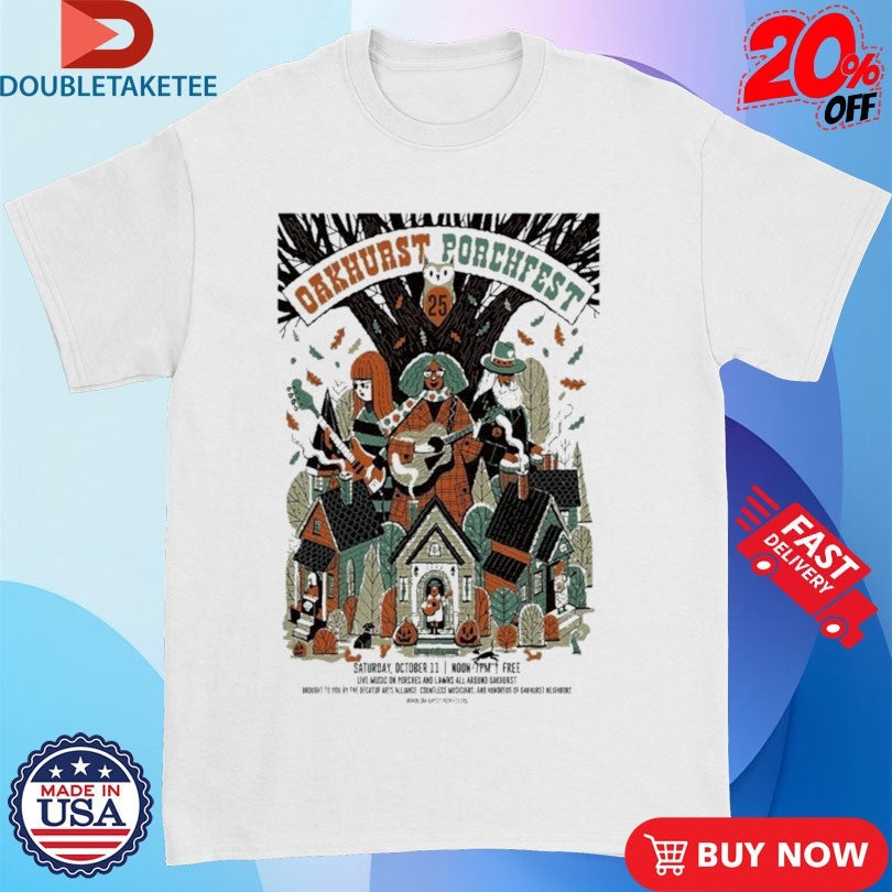 Official Oakhurst Porchfest In Decatur GA On October 11 2025 Tour Shirts