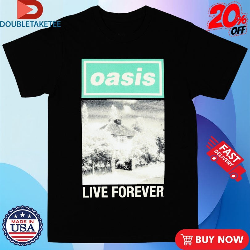 Official Oasis 2025 Live Forever Shirts