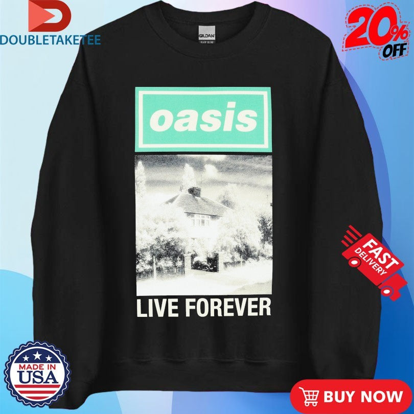 Official Oasis 2025 Live Forever Shirts