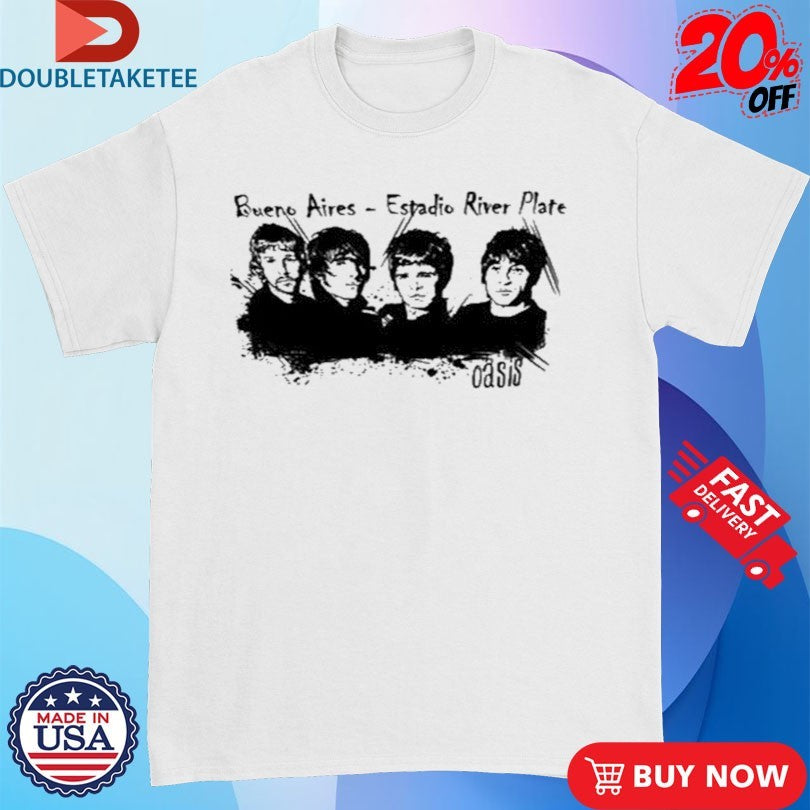 Official Oasis Buenos Aires Estadio River Plate 2025 Concert T-Shirts