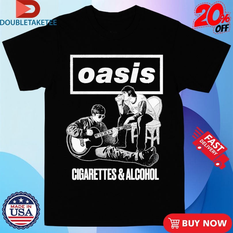 Official Oasis Cigarettes &amp; Alcohol Chair Shirts