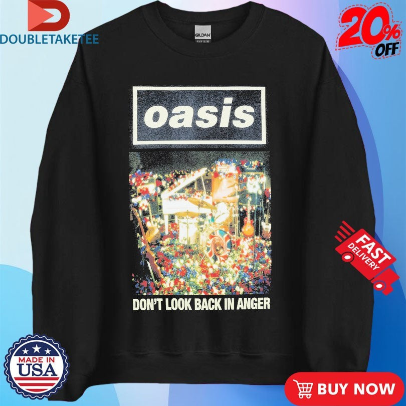 Official Oasis Live 2025 Don’t Look Back In Anger Shirts